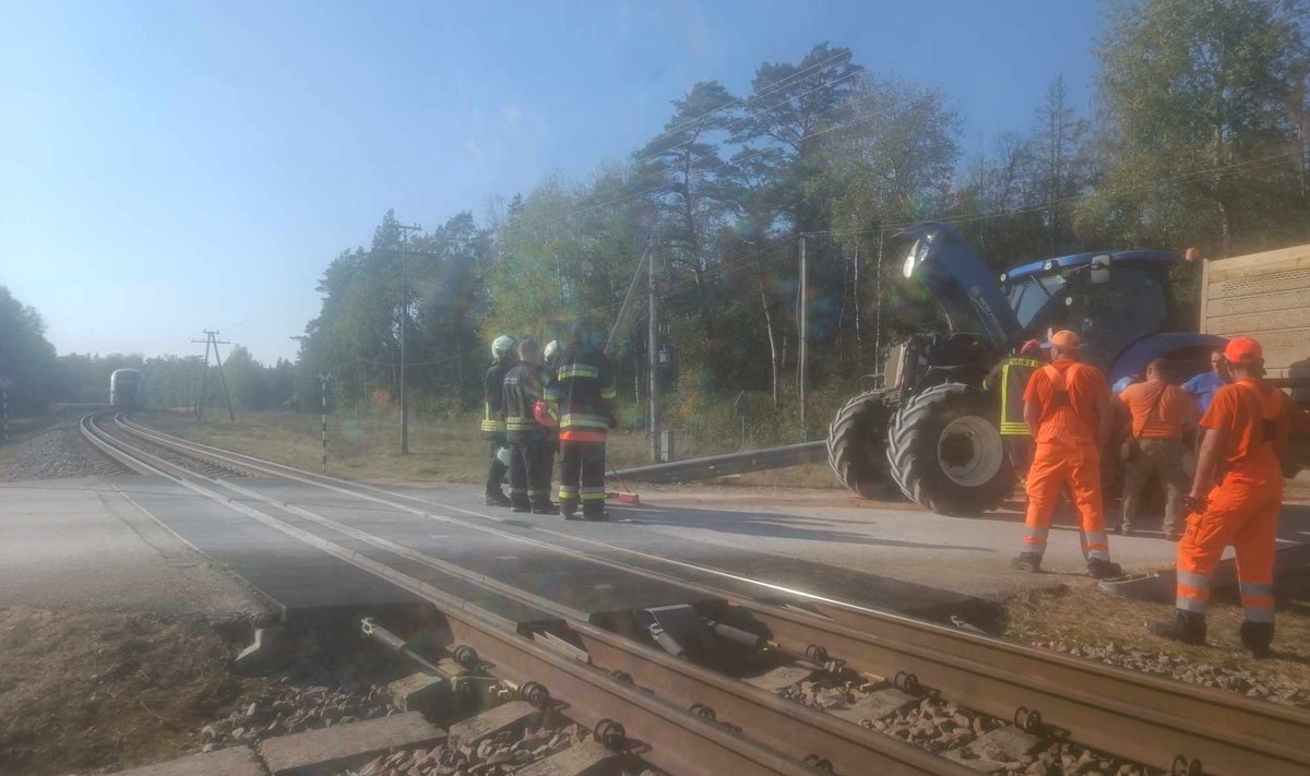 Avarija geležinkelyje