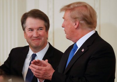 Brettas Kavanaughas ir Donaldas Trumpas