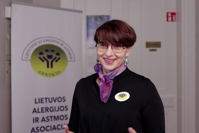  Gydytoja alergologė ir klinikinė imunologė, Inovatyvios  alergologijos centro vadovė  prof. Violeta Kvedarienė