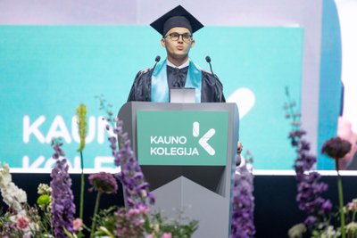 Kauno kolegijos studentas Karolis Stepukonis