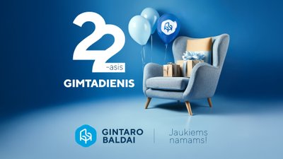 „Gintaro baldų” salonuose – neeilinis gimtadienis