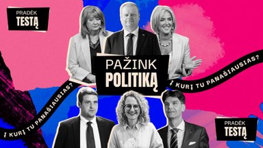 Testas „Pažink politiką“: į kurį tu panašiausias?