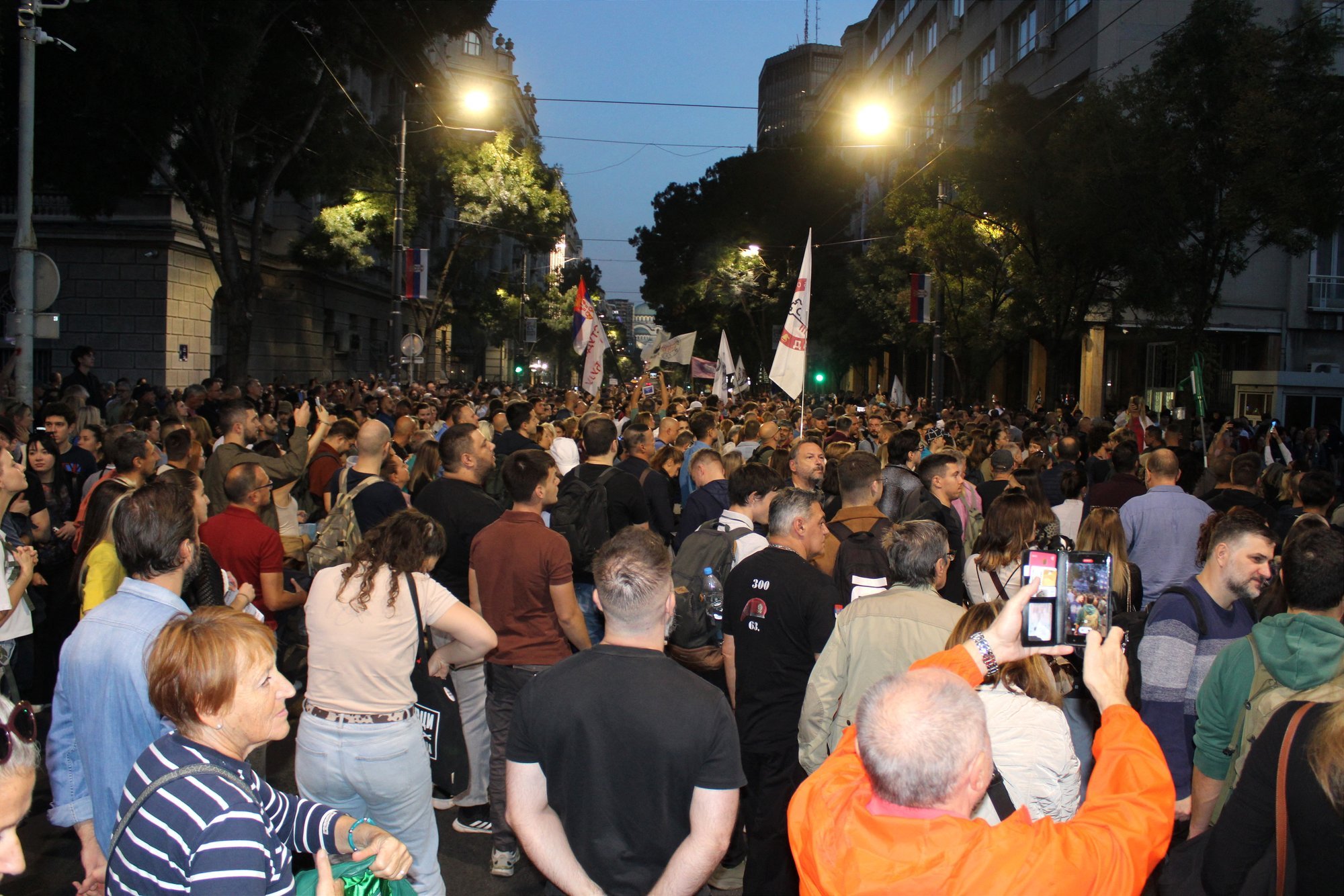 Prieš rinkimus – protestai Serbijoje - Delfi