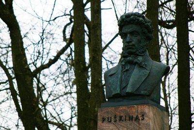 Monument to A. Pushkin in Markučiai