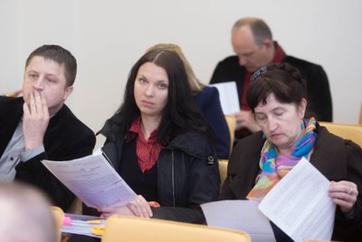 Evaldas Baguckas, jo žmona Lina Baguckienė ir motina Vilija Baguckienė