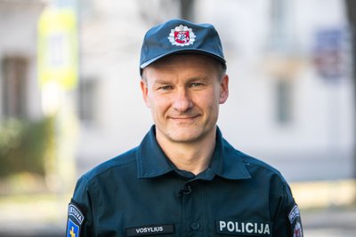 Lietuvos kelių policijos tarnybos Administracinės veiklos ir eismo priežiūros skyriaus vyriausiasis tyrėjas Rytis Vosylius 