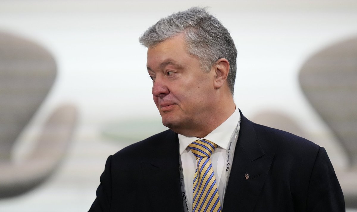 Buvęs Ukrainos prezidentas Petro Porošenka dalyvauja Miuncheno saugumo konferencijoje Miunchene, 2023 m. vasario 18 d.