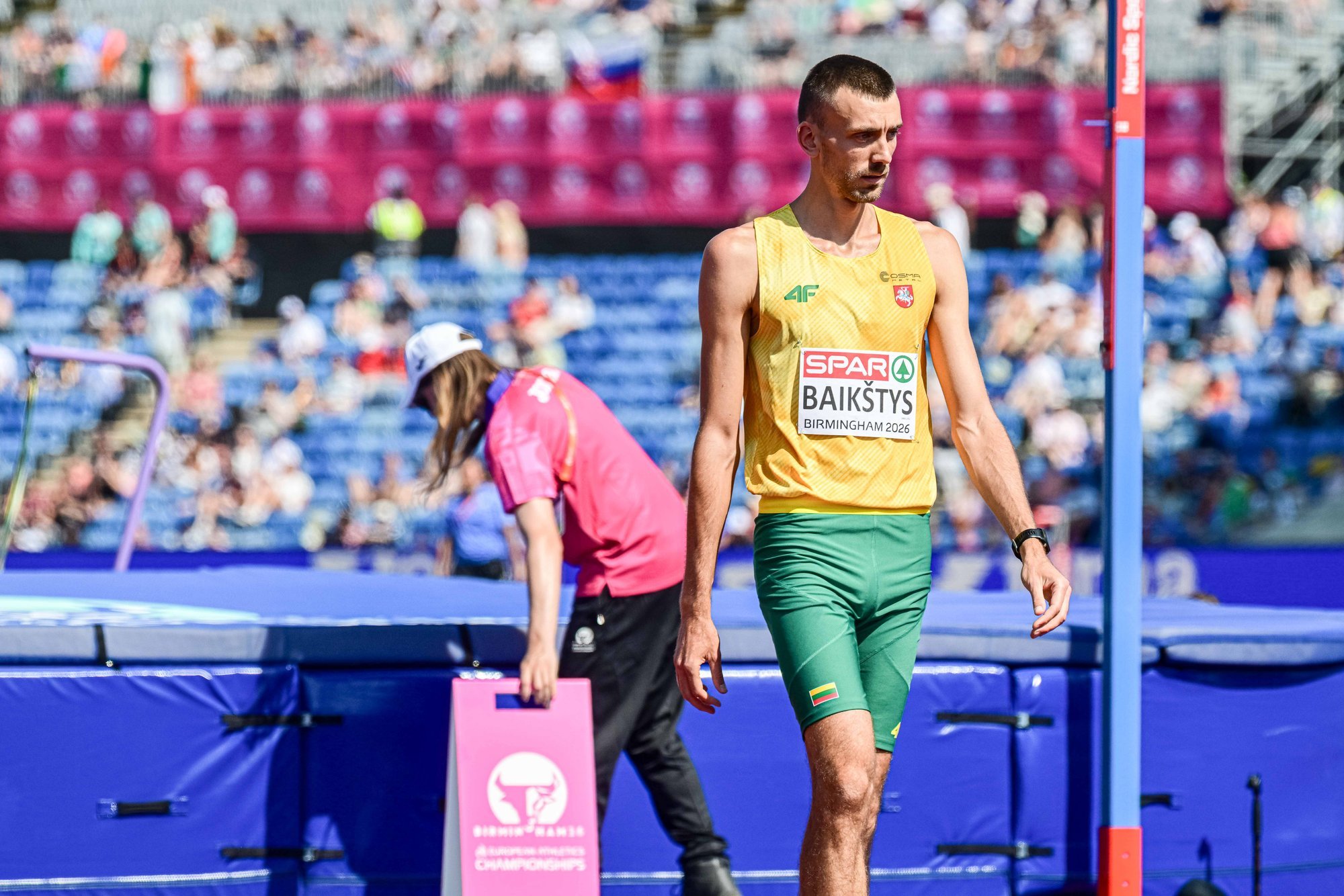 Lithuanian high jumper calls performance 'tragic, pathetic, shameful'