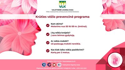 Krūties vėžio prevencinė programa 