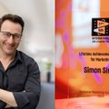 Europos marketingo konfederacija apdovanojo Simon Sinek už gyvenimo nuopelnus marketingui