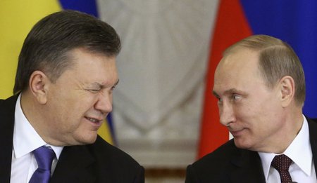 Viktoras Janukovyčius ir Vladimiras Putinas