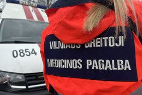 В Вильнюсе с балкона упала малолетняя девочка