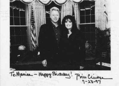 Monica Lewinsky ir JAV prezidentas Billas Clintonas