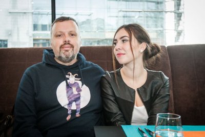 Andrius Užkalnis su Fausta Marija Leščiauskaite