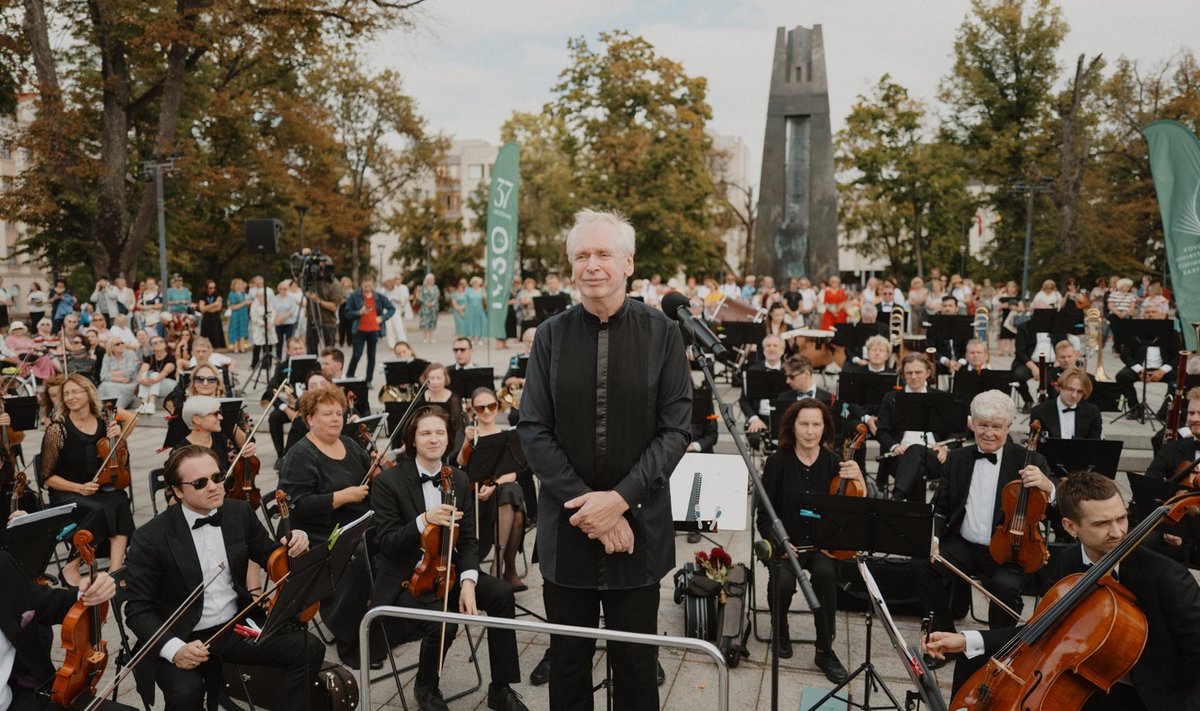 Lvso Vinco Kudirkos aikštėje – Lietuvos valstybinio simfoninio orkestro 37 ...