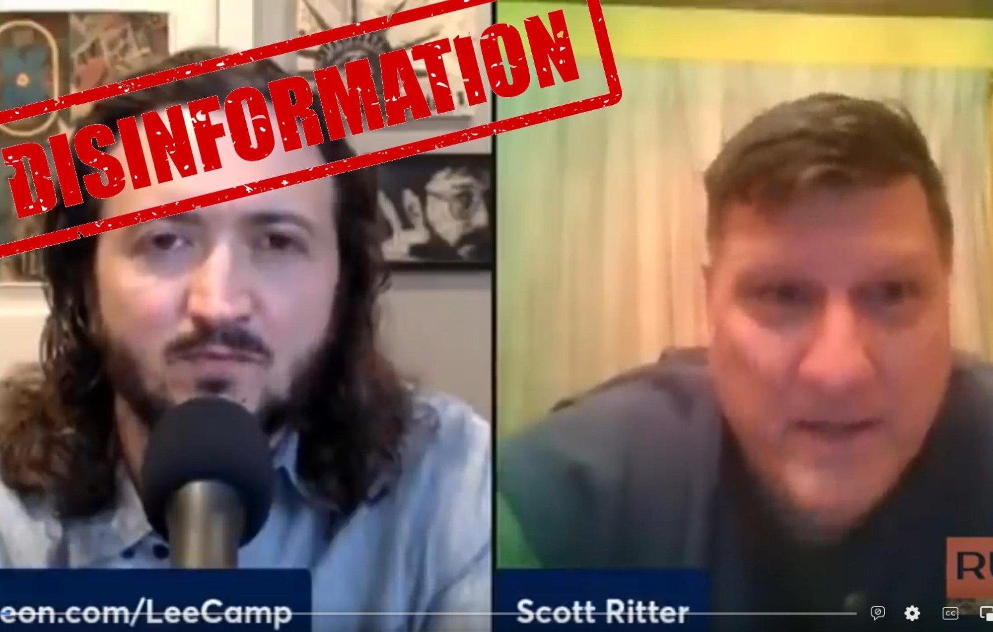 Dešinėje – buvęs Jungtinių Tautų (JT) ginklų inspektorius Scott Ritter