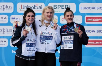 Benedetta Pilato, Rūta Meilutytė, Imogen Clark