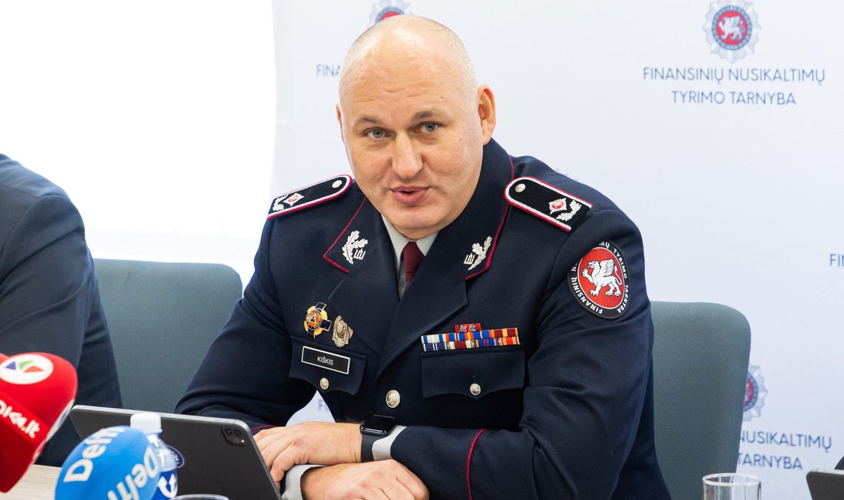 Head of the Financial Crime Investigation Service (FNTT) Rolandas Kiškis