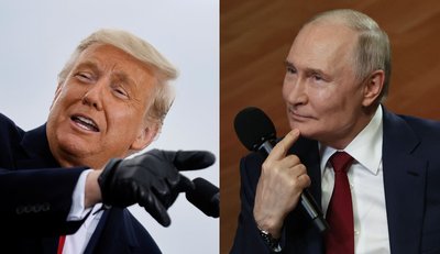 Donaldas Trumpas ir Vladimiras Putinas