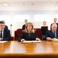 Oficialu: pasirašyta koalicinė sutartis tarp LSDP, „Nemuno aušros“ ir Demokratų sąjungos