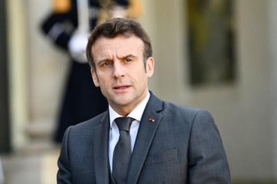 Prancūzijos prezidentas Emmanuelis Macronas