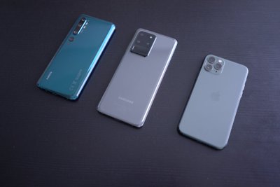 Xiaomi Mi Note 10, Samsung Galaxy S20 Ultra 5G, iPhone 11 Pro