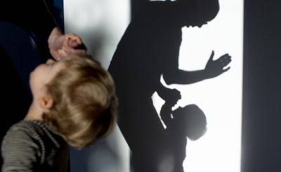 Bonn, Germany - February 12: In this photo illustration a father is punishing his child on February 12, 2021 in Bonn, Germany. Photo by Ute Grabowsky/Photothek via Getty Images Bonn Germany *** Bonn, Germany February 12 In this photo illustration a father is punishing his child on February 12, 2021 in Bonn, Germany Photo by Ute Grabowsky Photothek via Getty Images Bonn Germany Copyright: xUtexGrabowskyx