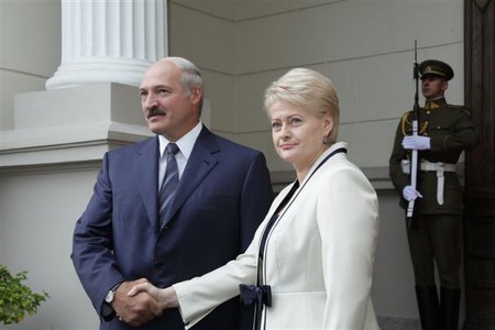 Aleksandras Lukašenka ir Dalia Grybauskaitė