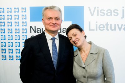 Gitanas Nausėda ir  Diana Nausėdienė