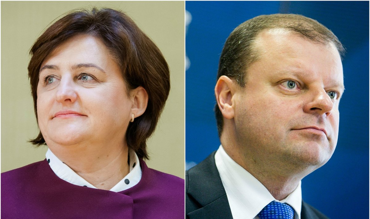 Loreta Graužinienė ir Saulius Skvernelis
