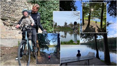 Su dukra sėdo ant dviračio ir aplankė 60 Vilniaus vandens telkinių: pasidalino įstabiausių vietų dešimtuku