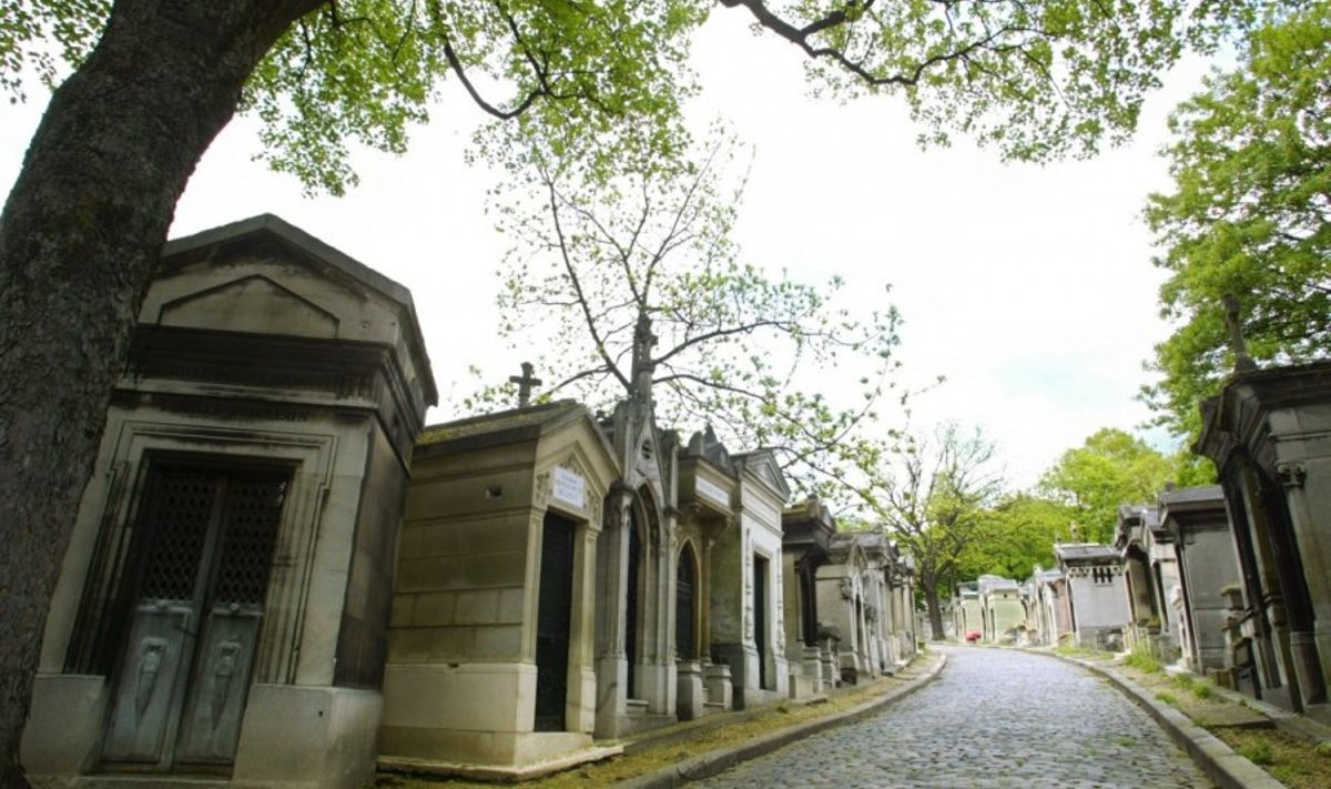 Pjer Laše (Père Lachaise) kapinės, Paryžius, Prancūzija