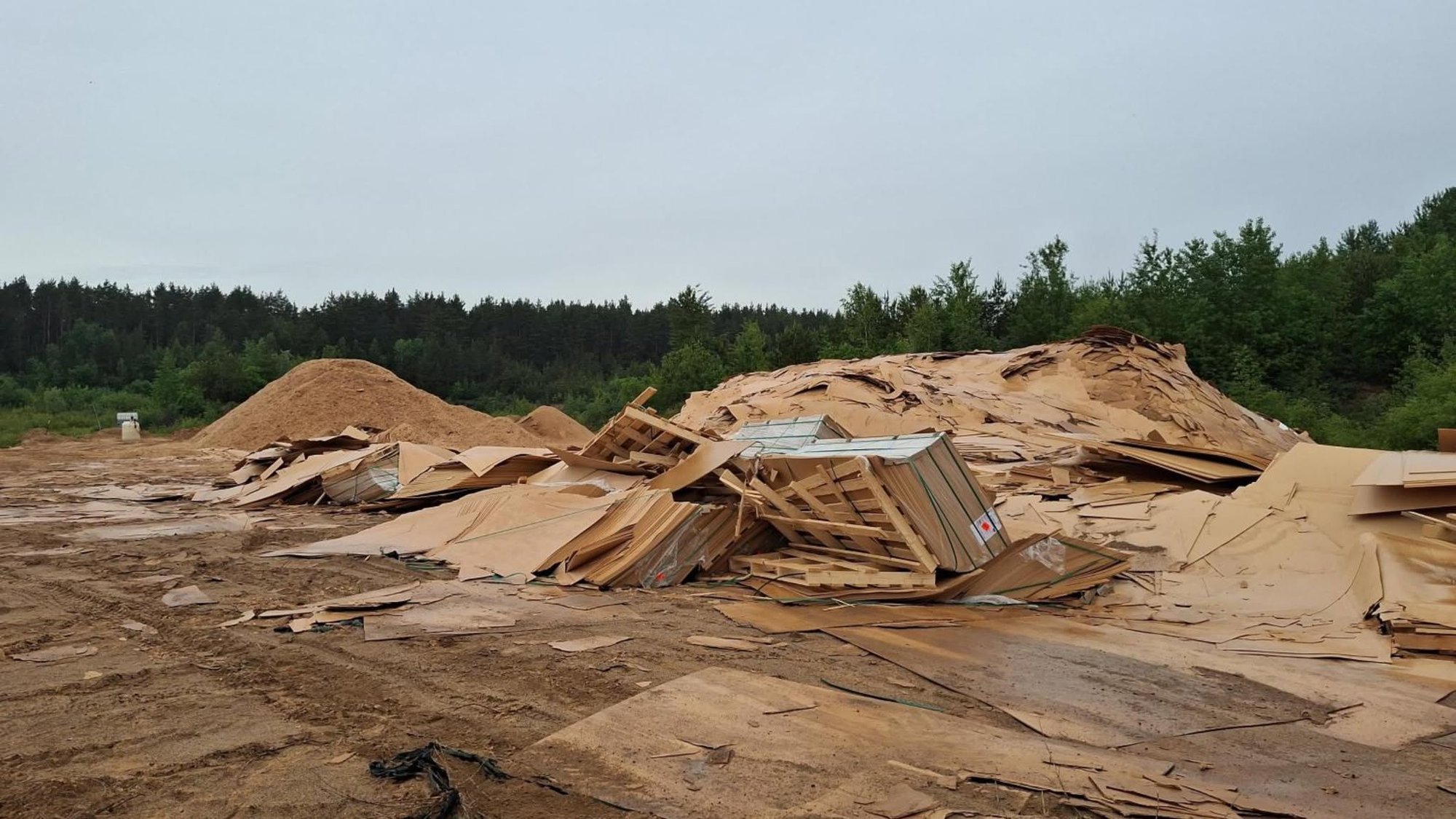 Waste Pile Found Near Vilnius Contains Products from Known Company