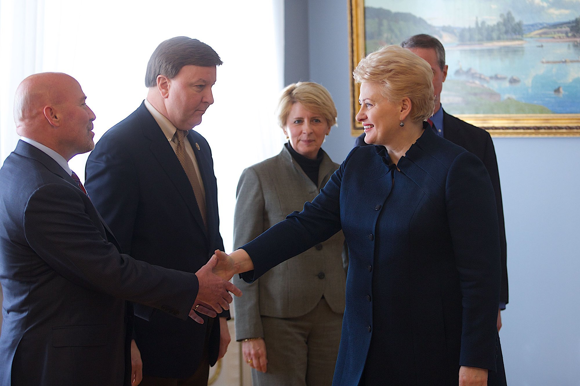 Prezidentė susitiko su JAV Atstovų rūmų Gynybos reikalų komiteto atstovais