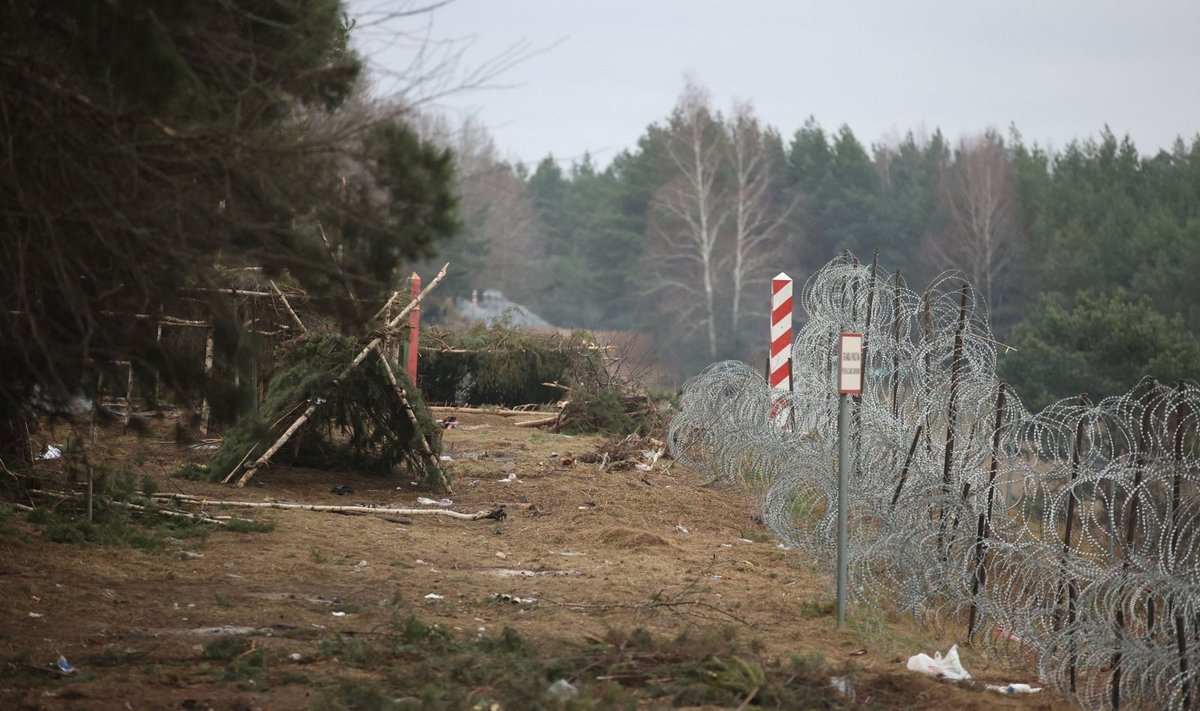 Baltarusijos pasienyje migrantų stovykla ištuštėjo