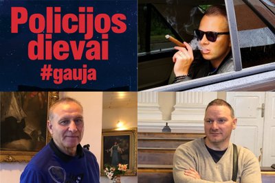 Vaizdai iš knygos „Policijos dievai“