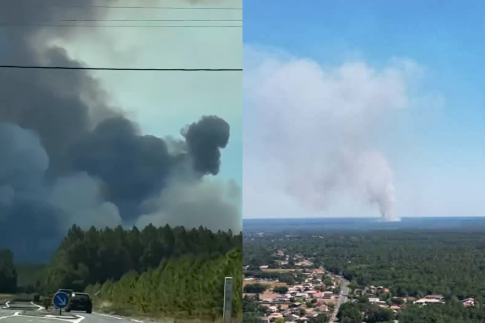 France wildfire forces thousands of tourists to evacuate