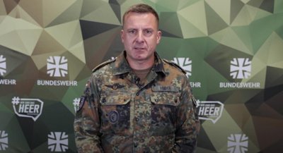 Vokietijos kariuomenės 45-osios šarvuotosios brigados „Lietuva“ brg. gen. Ch. Huberis