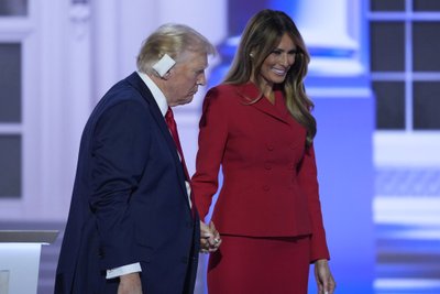 Donaldas Trumpas ir Melania Trump