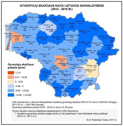 Nykstančios ir senstančios savivaldybės (R. Tučo nuotr.)