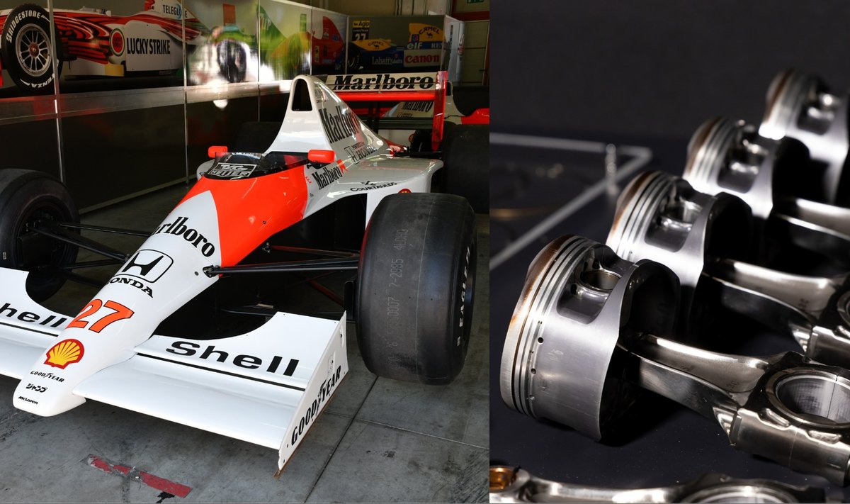 „McLaren MP4/5B“ bolidas