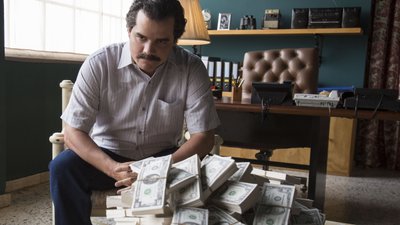 Kadras iš serialo "Narcos"