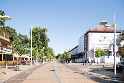 J. Basanavičiaus gatvė Palangoje