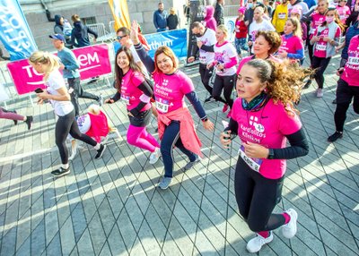 „Pink Run“ paramos maratonas