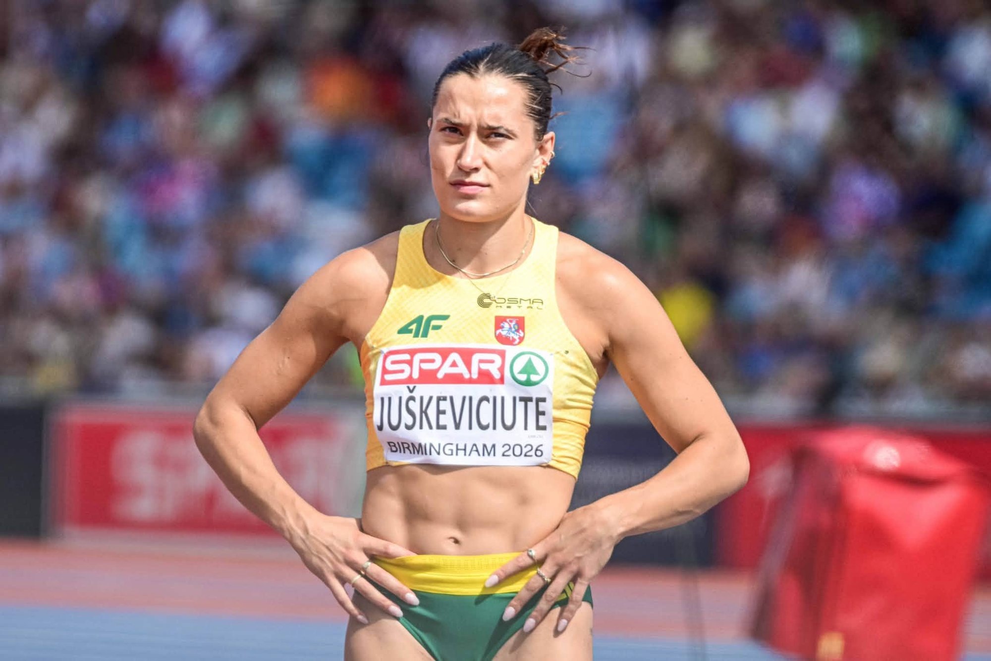 Lithuanian heptathlete Juškevičiūtė aims for personal bests after mixed first day