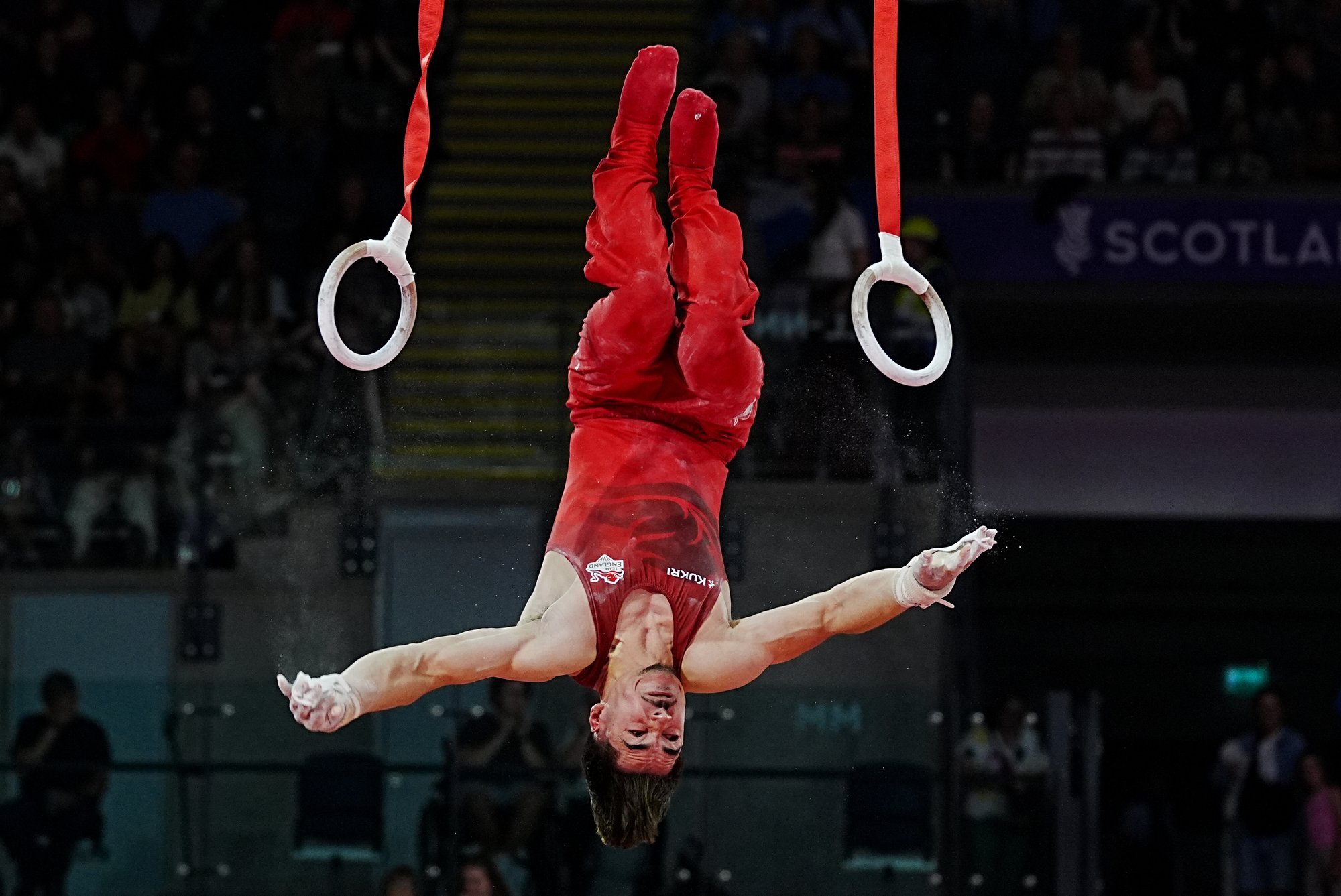 Gymnast hospitalized after severe fall from high bar at Commonwealth Games