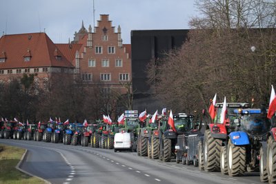 Lenkų ūkininkų protestai