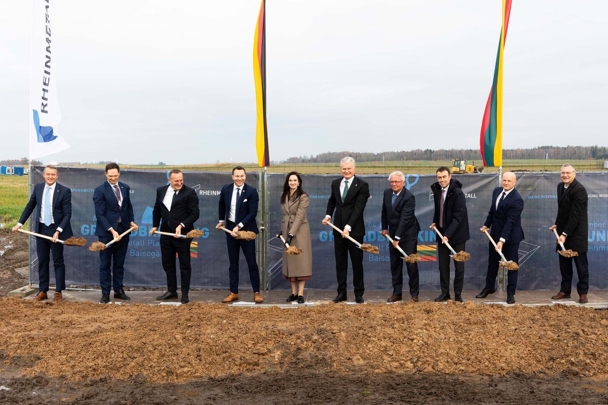 Lithuania Launches New Ammunition Plant with Rheinmetall Amid Celebratory Ceremony