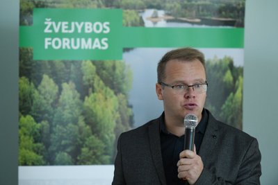 Aplinkos ministerijos organizuoto žvejybos forumo akimirka