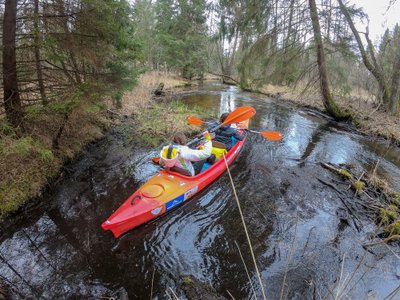 Per mėnesį Lietuvą perplaukė baidare